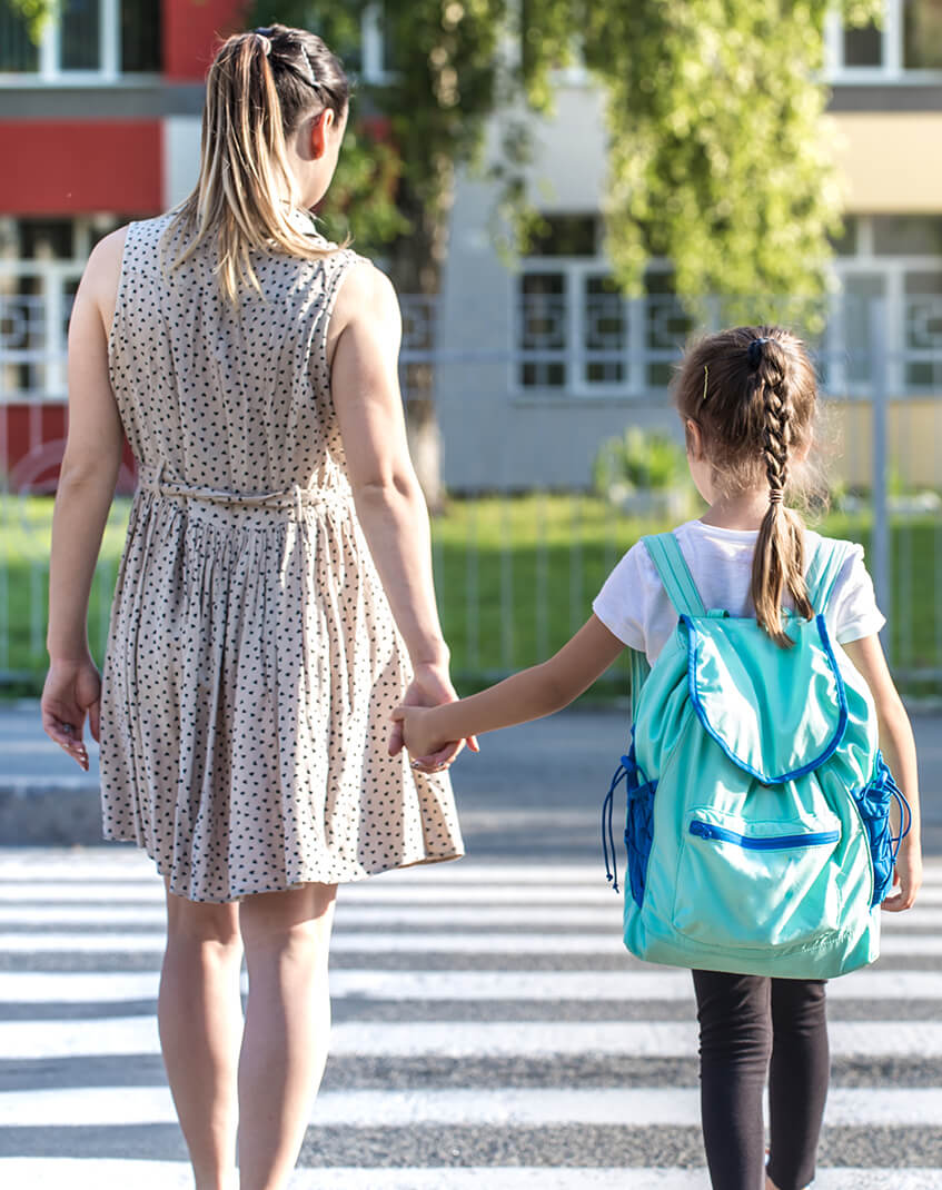 mamma e figlia scuola
